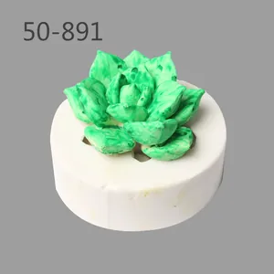 DIY succulent silicone mold for fondant chocolate and baking decorations