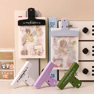Grandi clip color Morandi multifunzionali per cancelleria studentesca e scrapbooking