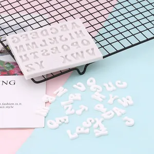 Stampo in silicone per lettere per decorazione torte fondente e strumenti da forno