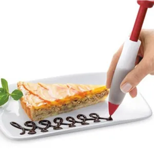DIY Silicone Chocolate Cream Decorating Pen For Cake Baking Writing Syringe Style Dessert Decoration Tool Kitchen Gadget