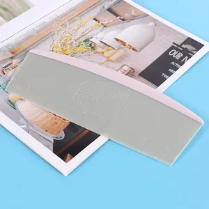 Professional plastic dough cutter and cream scraper with 8-inch ruler for cake DIY