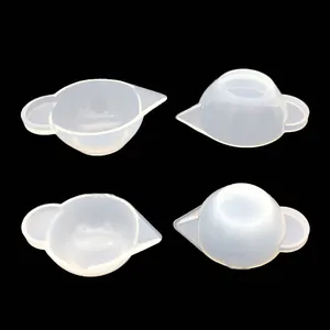 Crystal Epoxy Resin Mixing Cup Silicone Mold Pointed Spout Dispensing Cups De-foaming Manual DIY Jewelry Making Tool Accessories
