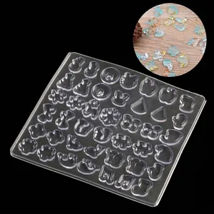 DIY Kristal Epoxyhars Oorbel Siliconenvorm Meerdere Vormen Hart Ster Dier Muzieknoot Handgemaakte Sieraden Decoratie Vorm