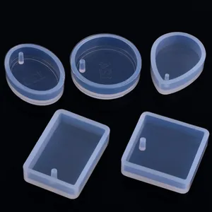 Silikonform Geometrische Formen DIY Kristallkleber Anhänger Form Für Schmuckherstellung Spiegelfläche Handgemachtes Handwerkzeug