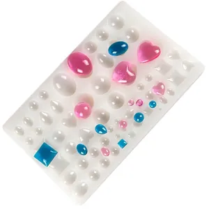 Multi-Shape Silicone Mold For DIY Gemstone Pendant Jewelry Making Crystal Resin Casting Mold For Necklaces Earrings Handmade Craft Tool