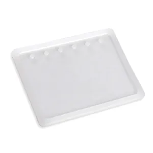 Moule en silicone transparent pour couvertures de carnet en résine et agendas.