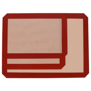 Non-Stick Silicone Baking Mat Heat Resistant Glass Fiber Oven Liner Macaron Sheet For Pastry Cookies Bread Kitchen Tools