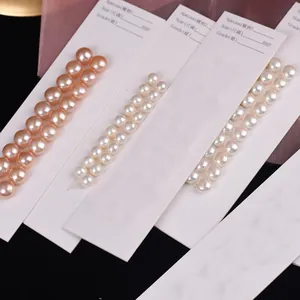 Perles d'eau douce naturelles pour la fabrication de bijoux DIY avec éclat 4A de luxe.