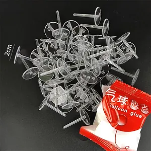 Transparent Kunststoff Kuchendekoration Basis Stifte Sahne Isolation Nagel Minimalistisch Bäckerei Party Dessert Topper Halter Set