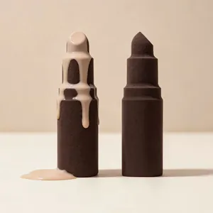 Spugna Per Trucco Professionale A Forma Di Rossetto Per Fondotinta Dettagliato Beauty Blender In Poliuretano Espandibile In Acqua