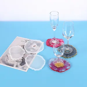 Fai Da Te Stampo In Silicone A Specchio A Nuvola Onda Irregolare Per Sottobicchiere In Resina Epossidica Decorazione Desktop
