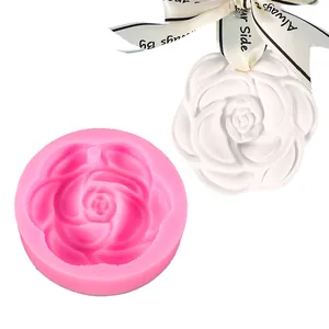Camellia roos siliconen mal voor het maken van DIY aroma gips en was hangers hobby