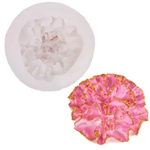Carnation flower silicone mold for DIY handmade soap plaster craft and candle making