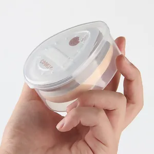 Hydrofiel Polyurethaan Koekje Marshmallow Luchtkussen Donsje Super Zachte Druppelvorm Make-up Spons Voor Nat En Droog Gebruik