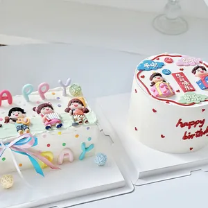 Decorazioni per torte in PVC morbido tema musica per feste di compleanno