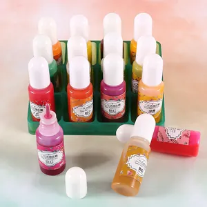 Umfangreiches Set mit 15 lebendigen konzentrierten Epoxidharz-Pigmenten für DIY-UV-Harz-Kits