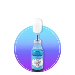 Hochkonzentriertes himmelblaues Epoxidharz-Pigment für DIY-Schmuck und UV-Harz-Handwerk