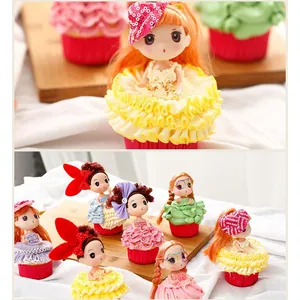 7pcs stainless steel Barbie doll skirt piping tips for creative cake and cupcake decorating