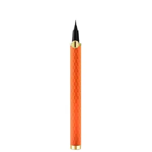 Delineador de ojos líquido profesional resistente al agua con punta fina y color naranja