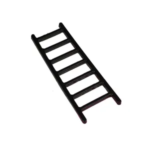 Small black plastic ladder cake topper decoration for themed party baking and desserts