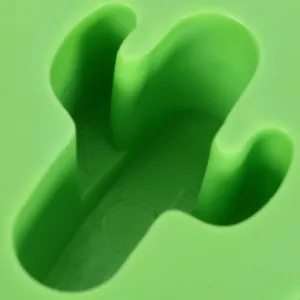 Macro view showing the star pattern details inside a green silicone ice cube mold cavity