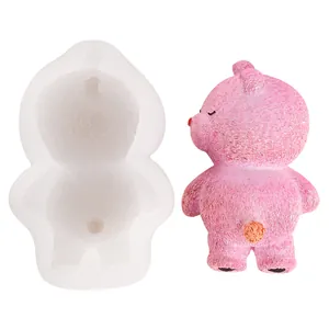 Moule en silicone ours 3D pour gâteaux mousse et desserts glacés DIY
