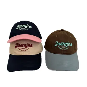 Color-block baseballpetten voor dames, zonbeschermende eendenbekhoeden in diverse kleuren