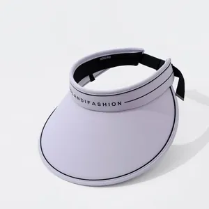 Chapeau pare-soleil lavande à large bord pour la protection UV d'été pour femmes
