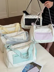 Multifunctional dry and wet separation fitness bag with star pattern for travel