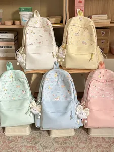 Japanese style cartoon backpacks in pastel colors for students school and travel use