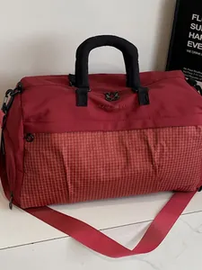 Women Large Capacity Travel Duffel Bag Polyester Sport Gym Overnight Weekend Handbag With Shoe Compartment Business Trip