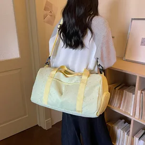 Bolsa de viaje de gran capacidad con diseño de estrellas y lunas bolso de hombro mujer