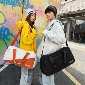 Large capacity casual duffel bags for travel and street style outdoor fashion look