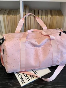 Bolso de Viaje para Mujer Gran Capacidad Estampado Luna y Estrellas Bolso de Fin de Semana Con Compartimento para Zapatos Bolso de Hombro Impermeable