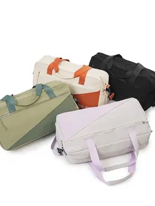 Stylish large capacity women's leisure tote bags available in four trendy colors
