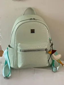 Zaino Vintage in Pelle PU Trama Intrecciata Grande Capacità Borsa da Scuola per Donna Studenti Pendolare Viaggio Quotidiano