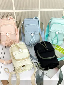 Bolsos cruzados de nailon para mujer de estilo coreano en varios colores para el verano