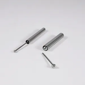 Stainless steel piercing tool for 3-6mm ball screwing aid detail view.