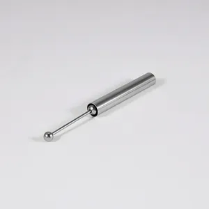 Macro view of stainless steel piercing ball assistant tool for 3-6mm body jewelry