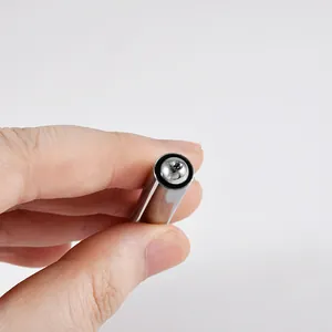Macro view of stainless steel piercing ball grabber tool for 3-6mm jewelry balls