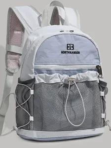 Sac à Dos de Mode Léger Grande Capacité Imperméable en Nylon Sac d'École Décontracté Sac à Dos de Randonnée pour Hommes Femmes Étudiants