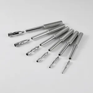 Detail showing various sizes of detachable 316L stainless steel skin punch tools