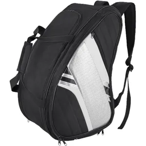 Waterproof Pickleball Paddle Backpack With Shoe Compartment Large Capacity Sports Bag For Padel Rackets Equipment Storage Men Women
