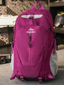 Sac à Dos de Randonnée en Plein Air Grande Capacité Respirant Imperméable Voyage Camping Sac en Nylon Multi Poches Alpinisme pour Jeunes