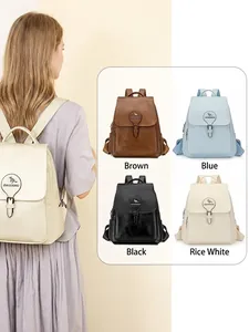 Sac à dos tendance pour femme à grande capacité disponible en quatre couleurs