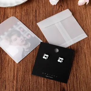 Translucent vellum envelopes for jewelry and photocard storage