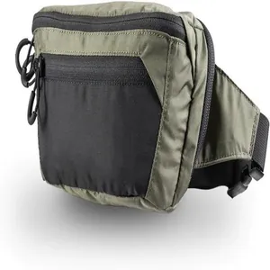Taktische Bauchtasche in Olivgrün, wasserabweisend, verstellbarer Gurt, große Kapazität