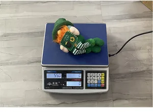 Green Saint Patrick's Day gnome plush decoration weighing approximately 55 grams