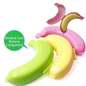 Tragbare Bananenbox Kunststoff Fruchtschutzbox Für Outdoor Reisen Wandern Obst Aufbewahrungsbehälter Bananenform Box