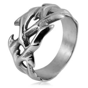 Retro Edelstahl Tyrannosaurus Rex Ring Herren Punk Hohl Drache Band Ring Vintage Schmuck Geschenk Für Jungen Cool Tier Biker Ring